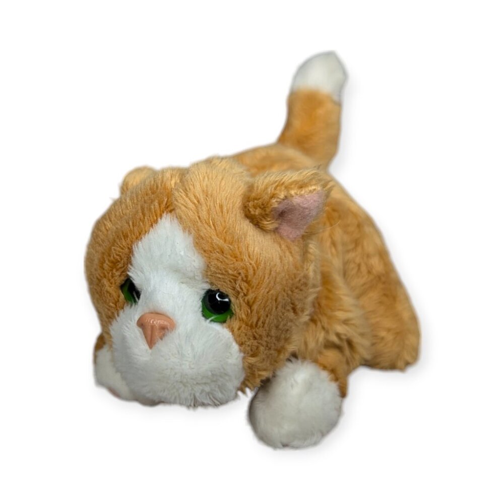 Tiger Electronics FurReal Friends Newborn Tan & White Kitten Moving Toy-Working